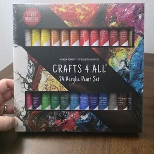 24 Acrylic Paint Set - Multicolor
